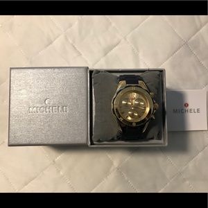 Michele🔥Navy blue💙Jelly Bean watch
